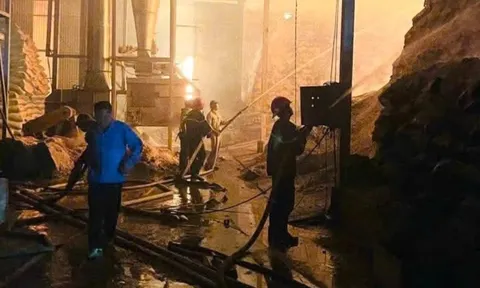 Lào Cai: Cháy lớn tại Nhà máy sắn Văn Yên, thiệt hại khoảng 90 triệu đồng